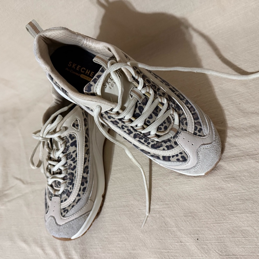 Skechers Leopard Print Sneakers